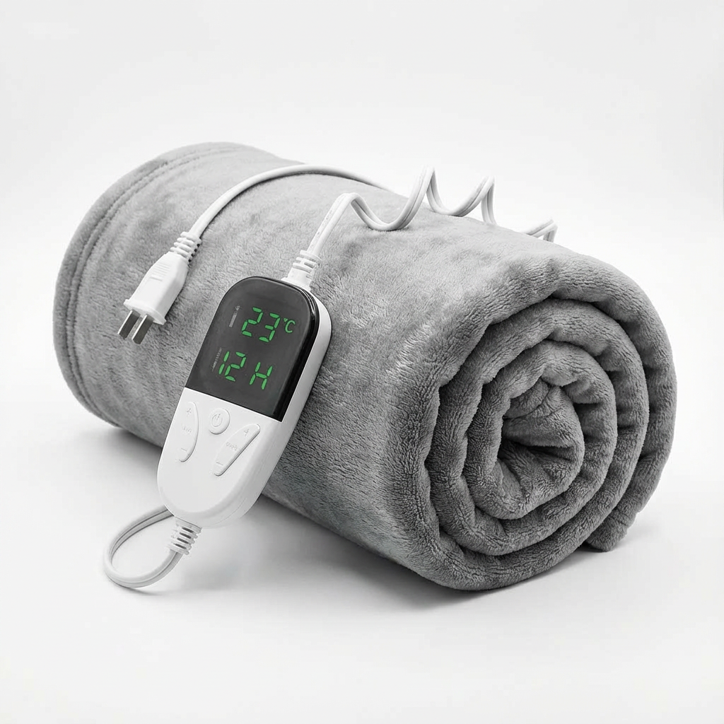 Knithustle Soft Heated Blanket