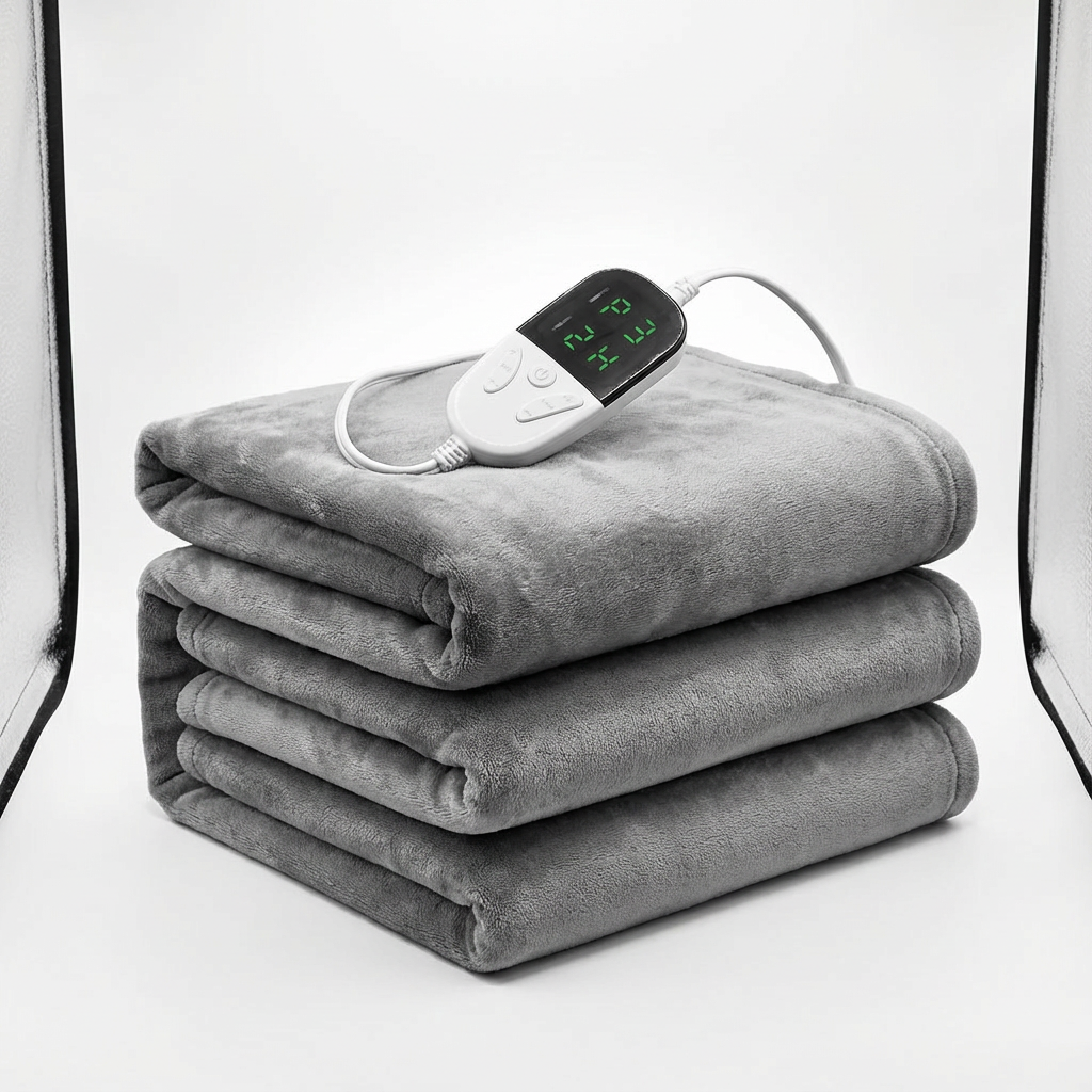 Knithustle Soft Heated Blanket