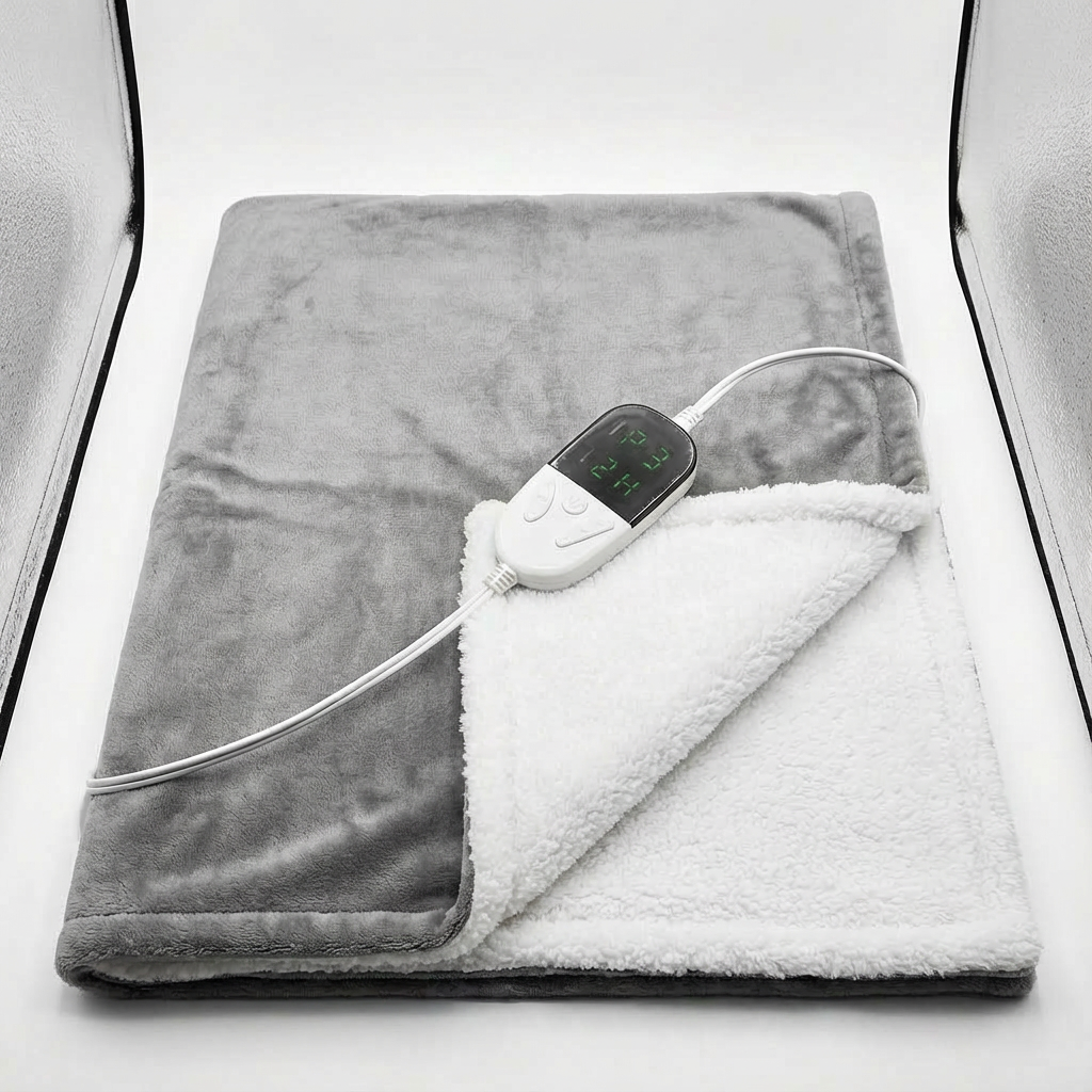 Knithustle Soft Heated Blanket